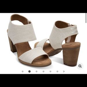 TOMS Majorca Cut Out Block Heel Sandals